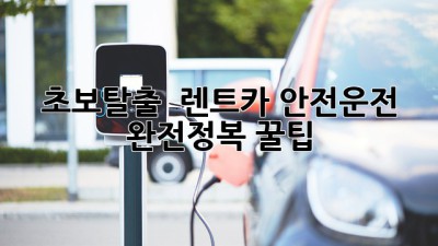 초보탈출! 🚗 렌트카 안전운전 완전정복 꿀팁 🍯